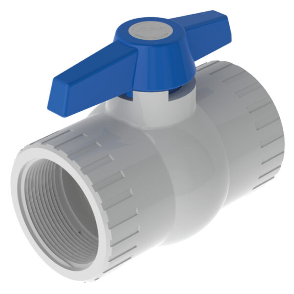 VÁLVULA BOLA PVC ROBUSTA D2 PULGADA(50MM) ROSCADA