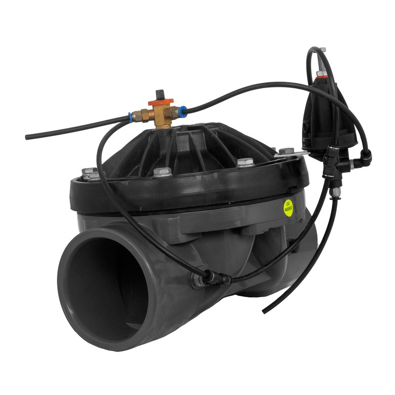 VÁLVULA HIDRÁULICA REGULADORA PLÁSTICA 4PULG(100MM)