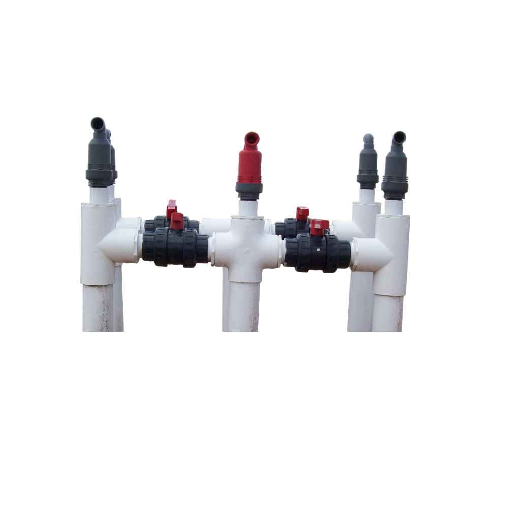 HIDRANTE DOBLE ESFERA 4X3X3 VENTOSA 1 Y 2 PULG