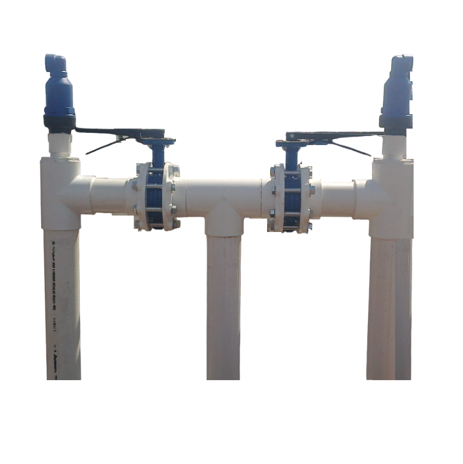 HIDRANTE DOBLE MARIPOSA 6X4X6PULG VAC 2PULG