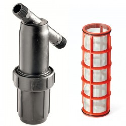 FILTRO EN Y 120MESH 2PULG PARA 5.0LPS POLIPRO-INOX