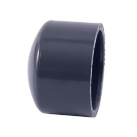 TAPA LISA PVC CEDULA 80 D11/4PULG(32MM)