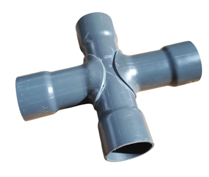 CRUZ FABRICADA PVC CEDULA 80 10 PULGADAS