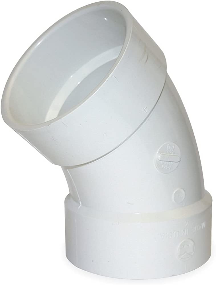 CODO 45 SAN PVC DWV 8 PULG (200MM)