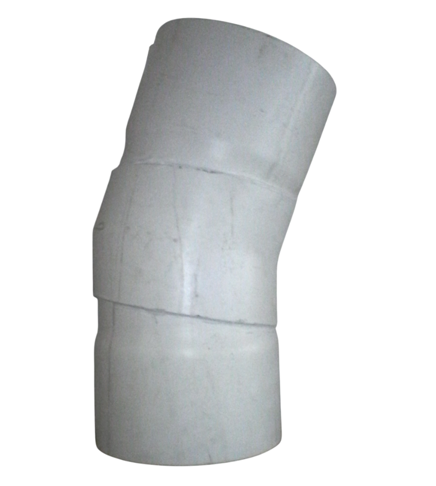 CURVA HIDRÁULICO PVC MÉTRICO 22°X315MM(12) CEM 85PSI