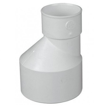 REDUCCIÓN SANITARIA EXCÉNTRICA ECO PVC MÉTRICA 75X50MM(3X2)