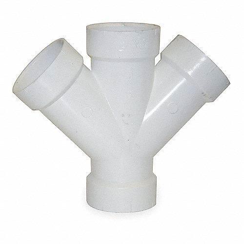 YEE DOBLE SANITARIA ECO PVC MÉTRICA 75X75MM(3X3) CEM