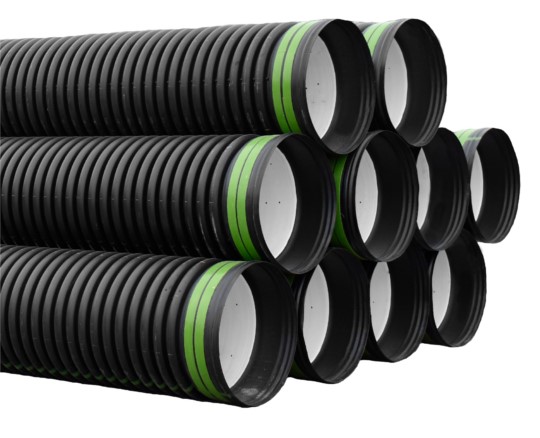 TUBO ALCANTARILLADO PEAD CORRUGADO 8 PULG (200MM) 6MTS