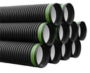 TUBO ALCANTARILLADO PEAD CORRUGADO 8 PULG (200MM) 6MTS
