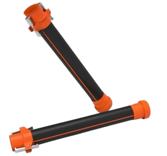 TUBO RIEGO ASPERSIÓN POLIRAPIDO PEAD 63MM(2") 5MTS HM