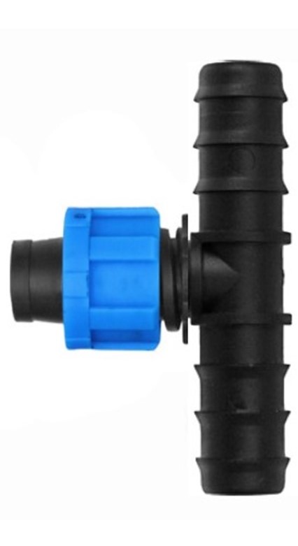 TEE INSERCIÓN MANGUERA CINTA DE 25X17MM ECO