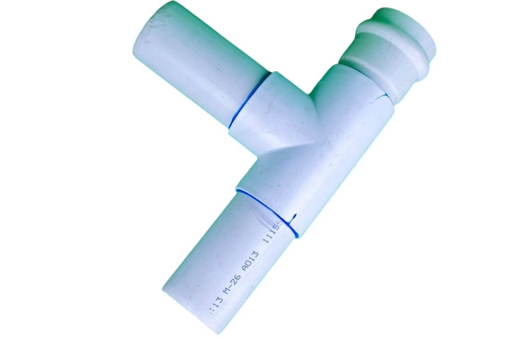 TEE HIDRÁULICA PVC INGLES 4X3 PULGADAS CAM-ESP-ESP 140PSI