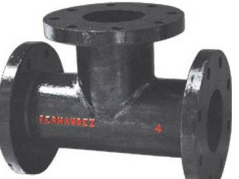 TEE FOFO BRIDADO 10X10 PULGADAS 200 PSI