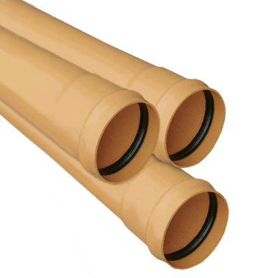 TUBO ALCANTARILLADO PVC SERIE 25 MÉTRICO 250MM(10") TRAMO 6MT