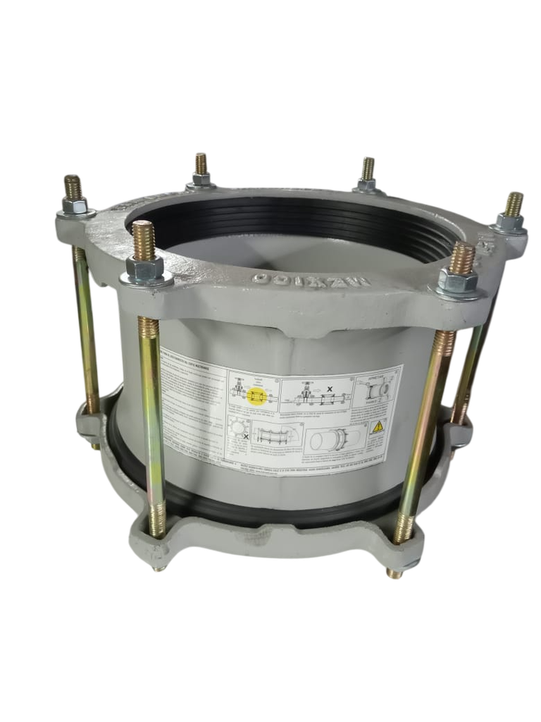 COPLE MULTIRANGO 4 PULGADAS EN HIERRO DUCTIL 200 PSI