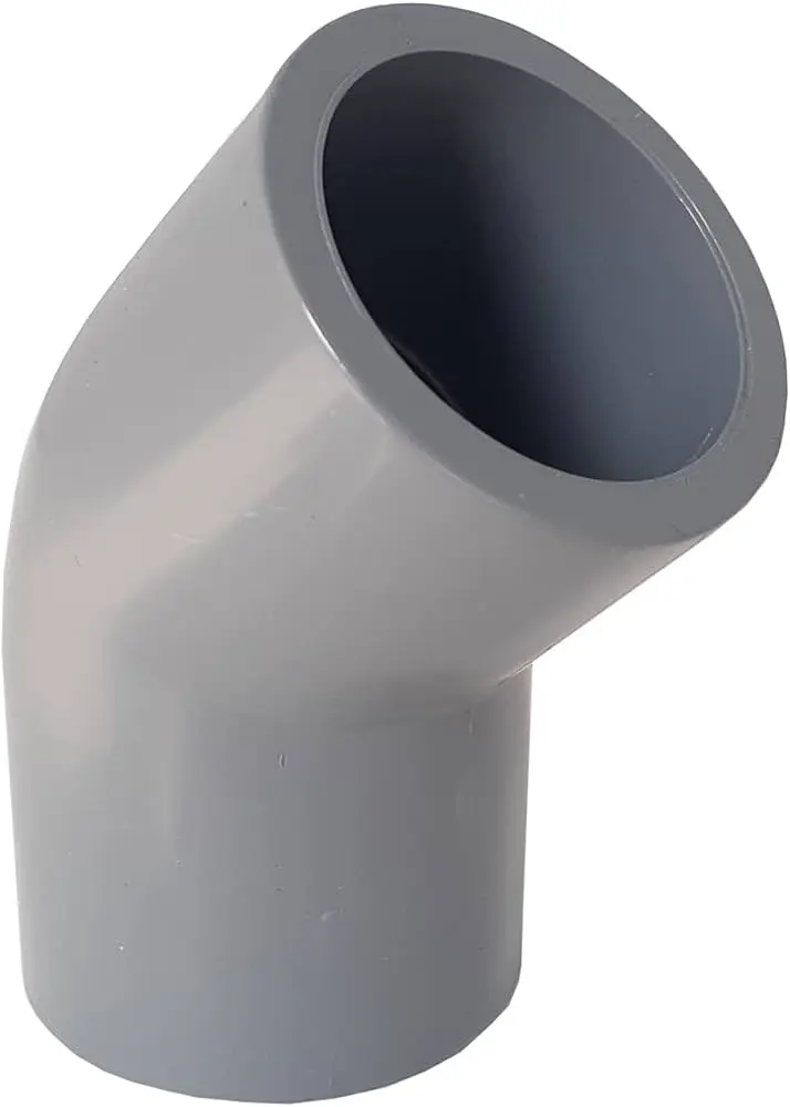 CODO LISO CPVC 45°X6 PULGADAS CEDULA 80