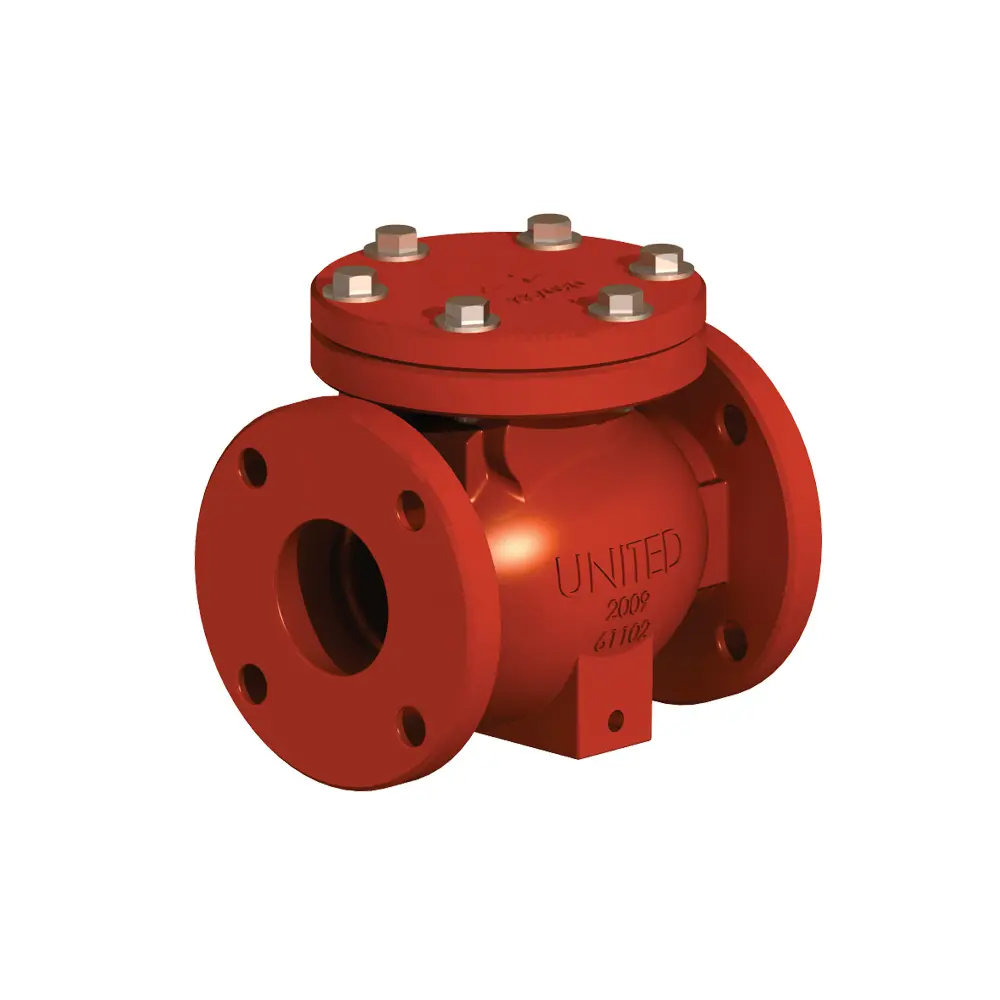 VÁLVULA CHECK COLUMPIO 4 PULGADAS BRIDADA 300 PSI UL/FM