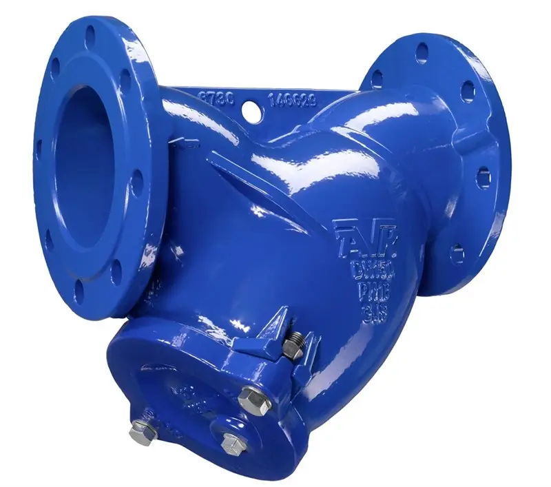 FILTRO EN Y BRIDADO EN HIERRO DUCTIL CON MALLA DE ACERO INOX 3"