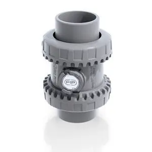 VALVULA CHECK DOBLE TUERCA CPVC 2 PULGADAS CEDULA 80 FKM