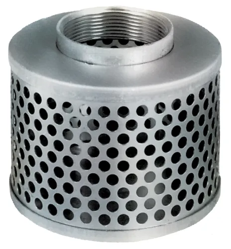 [FGO.NPS.100] FILTRO GALVANIZADO DE ORIFICIO REDONDO ROSCA NPSM 4 PULGADAS