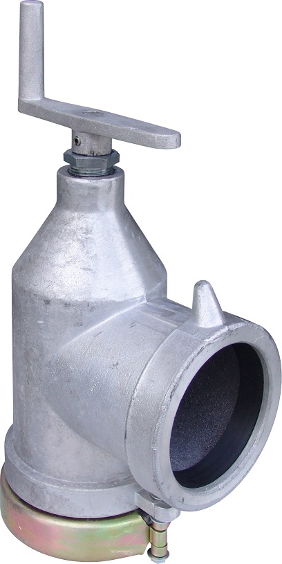 CODO ARRANQUE ALUMINIO PARA ASPERSIÓN 6X4 PULGADAS