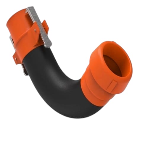 CODO POLIRAPIDO PLÁSTICO PARA ASPERSIÓN 90X110MM (4") MH