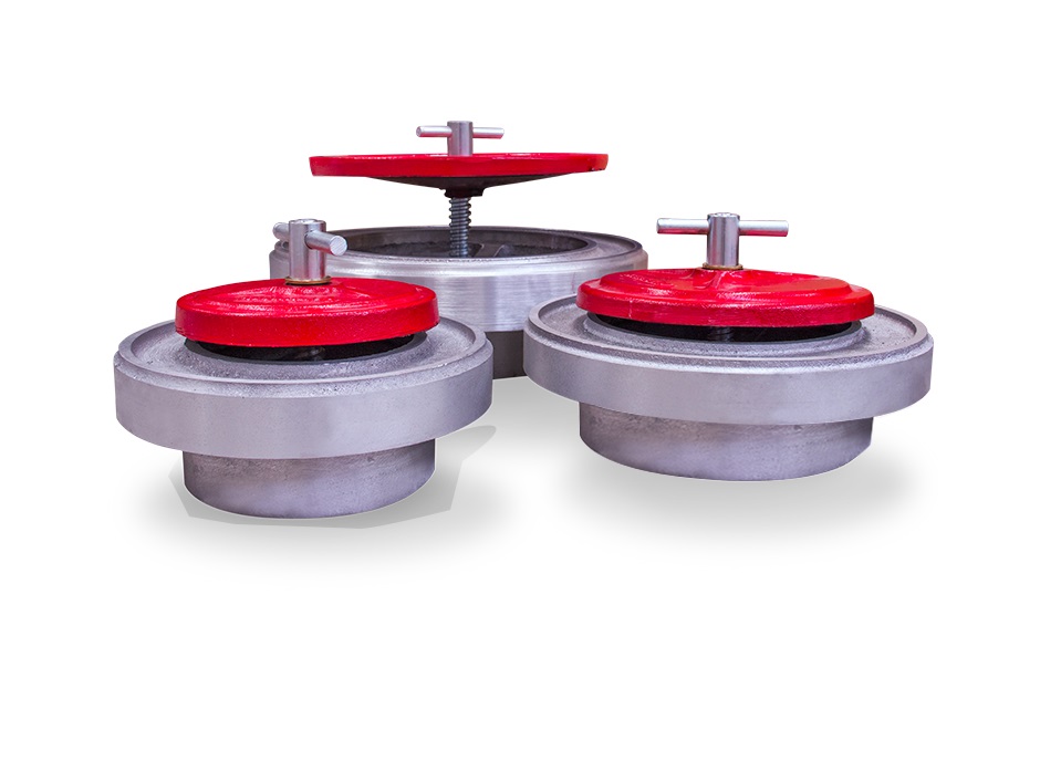 VÁLVULA ALFALFERA INSERTABLE ALUMINIO 6 PULGADAS