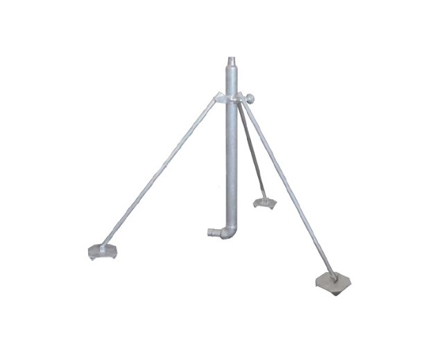 TRIPIE 4PULG(100MM) GANCHO 1.5MT PARA CAÑÓN DE RIEGO DE 2.5NPT/2FTP