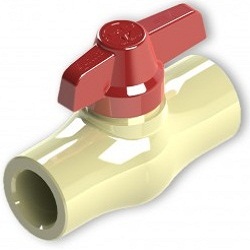 [VBP.CTS.013] VÁLVULA BOLA ECO CPVC 1/2PULG(13MM) CEMENTAR