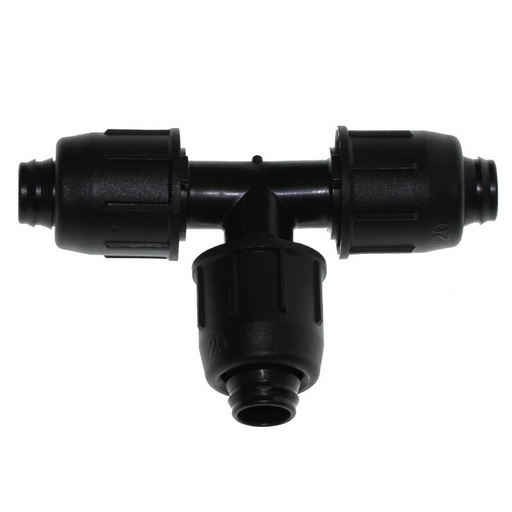 [TER.040.040] TEE TUERCA RÁPIDA PARA MANGUERA 40X40MM