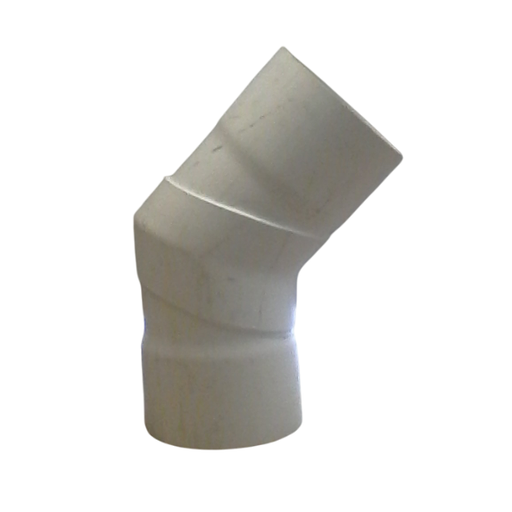 [C45.C7B.250] CURVA HIDRÁULICO PVC MÉTRICO 45°X250MM(10) CEM 85PSI
