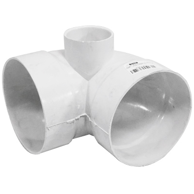 [CSM.90N.42L] CODO SANITARIO ECO PVC MÉTRICO 90X110MM(4) SALIDA L 50MM(2)