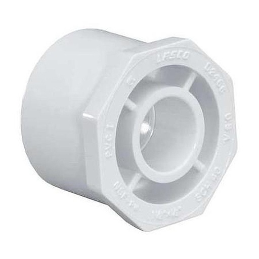[BL4.025.019] REDUCCIÓN BUSHING PVC CEDULA 40 1X3/4 PULGADAS