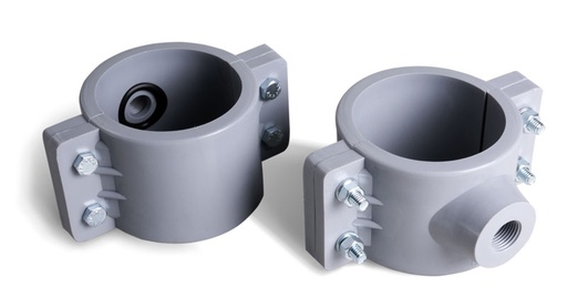 [TDI.100.019] TOMA DOMICILIARIA PVC REFORZADA 4X3/4 PULG. (100X19MM) CEM ROS