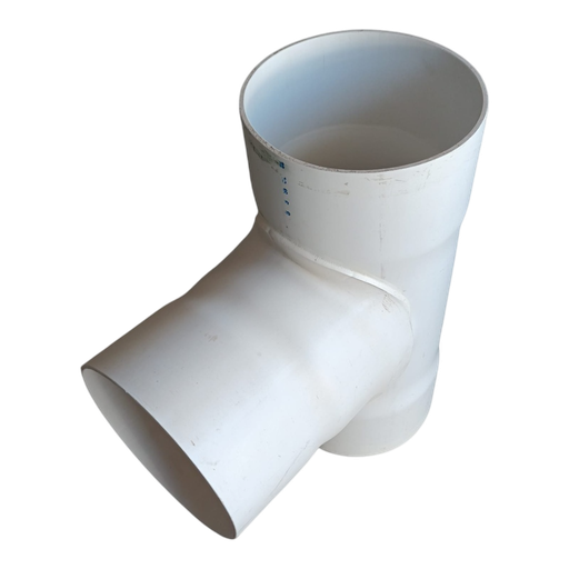 [TH7.MBB.160] TEE HIDRÁULICA PVC MÉTRICA 160MM (6") BOC 85PSI