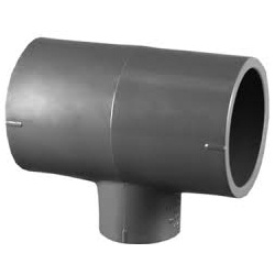 [TL8.150.075] TEE LISA PVC CEDULA 80 D6X3PULG(150X75MM)