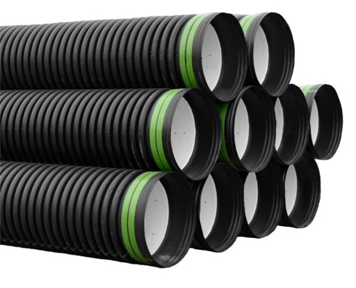 [TUA.PEAD.08C] TUBO ALCANTARILLADO PEAD CORRUGADO 8 PULG (200MM) 6MTS