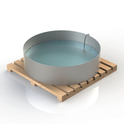 [TEA.ITA.120] TANQUE EVAPORÍMETRO TIPO A INOXIDABLE 121CM