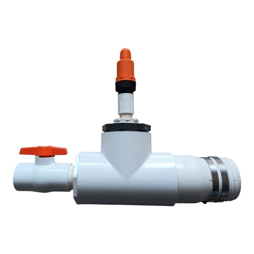 [PMS.421.EPL] PURGA PARA MANGUERA SECUNDARIA 4X2 ECO C/VENTOSA 1PULG PL