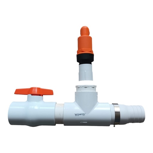 [PMS.221.EPL] PURGA PARA MANGUERA SECUNDARIA 2X2 ECO C/VENTOSA 1PULG PL