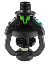 [APM.IWO.019] ASPERSOR WOBBLER I-WOB2 PLATO NEGRO 3/4" S/BOQUILLA