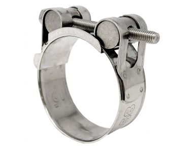 [ASP.ECO.100] ABRAZADERA SERVICIO PESADO INOX 4 PULGADAS (104-112MM) ECO