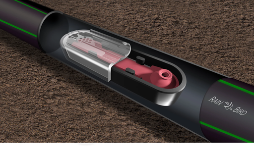 [M17.D35.205] MANGUERA PARA RIEGO ANTIDRENANTE 1.7LPH@50CM CAL-35MIL 20MM R-300MTS