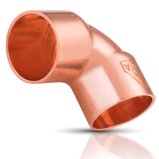 [C90.CAC.038] CODO DE COBRE 1-1/2 PULG (38MM)