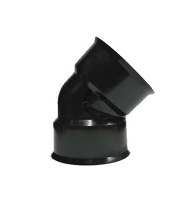 [CC45.PAD.200] CODO 45° PEAD CORRUGADO 8 PULGADAS (200MM)