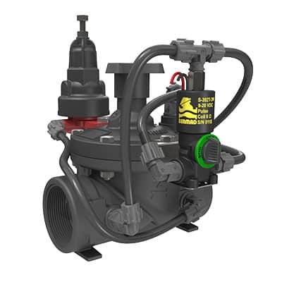 [VHR.NER.050] VÁLVULA HIDRÁULICA REDUCTORA DE PRESIÓN NYLON ELECTRICA FPT 2 PULGADAS PN 10