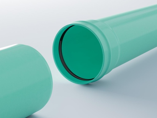 [T26.SDR.200] TUBO PVC HIDRÁULICO SDR-26 SI 8 PULGADAS (200MM) 6MTS