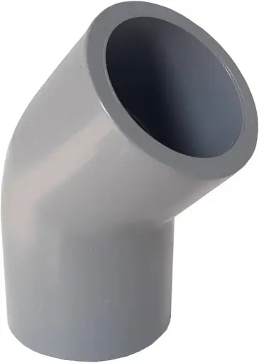 [C45.CPVC.150] CODO LISO CPVC 45°X6 PULGADAS CEDULA 80