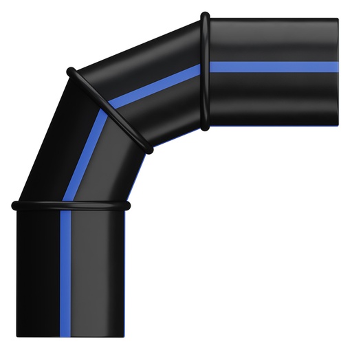 [C90.R17.200] CURVA HIDRÁULICA PEAD RD-17 90X8 PULGADAS